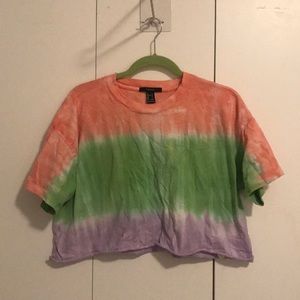 Tie Dye Cropped T